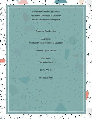 Portafolio Digital Glosario