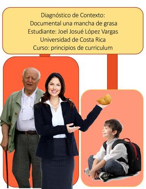 Diagnostico De Contexto Pelicula Una Mancha De Grasa Joel López
