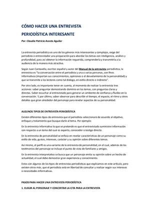 Cómo Hacer Una Entrevista Interesante (1) (1)