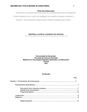 Formato Presentacion Anteproyecto
