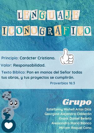 Lenguaje Iconográfico Grupo No1 10mo D