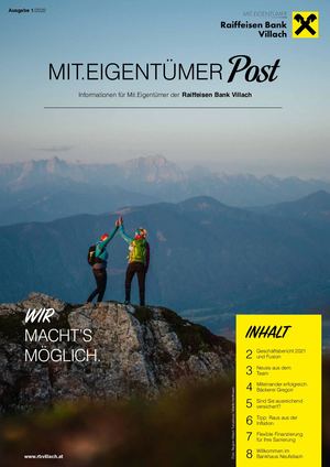 Mit.Eigentümer Post der RB Villach, Ausgabe 01/2022