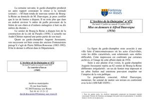 AMFAR A15 471 Mise en demeure a Alfred Dauvergne 1934