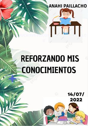 REFORZANDO MIS CONOCIMIENTOS