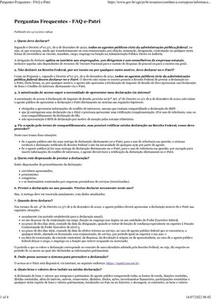Perguntas Frequentes Faq E Patri