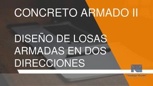 Losas En Dos Direcciones