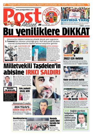 Post Rhein-Main Gazetesi Temmuz 2022