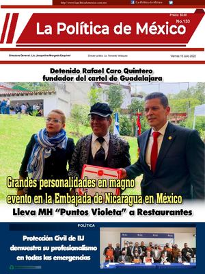La Politica De Mexico 15 Julio 2022 Numero 133