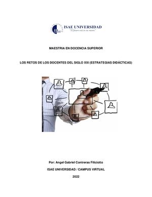 LOS RETOS DE LOS DOCENTES DEL SIGLO XXI (ESTRATEGIAS DIDÁCTICAS)