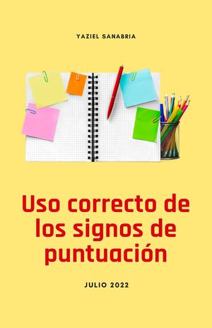 Uso Correcto De Los Signos De Puntuación