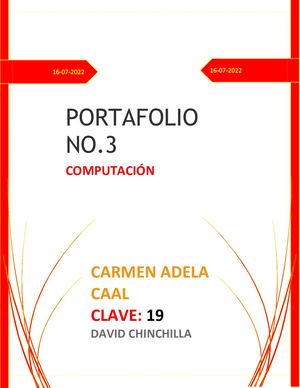 Portafolio 3