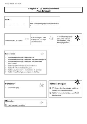 T ST2S 01 Securite routiere