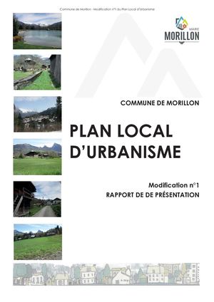 PLU Morillon - M1 - Notice de présentation