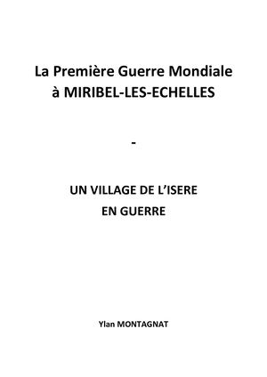 La Guerre à Miribel