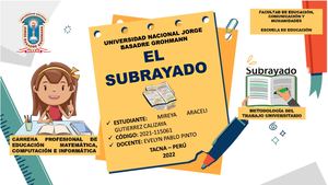 El Subrayado