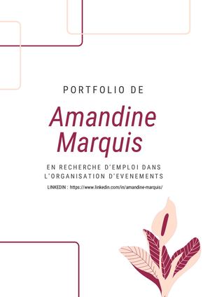 Portfolio Amandine Marquis
