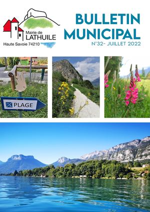 Lathuile Bulletin Municipal N°32 juillet 2022