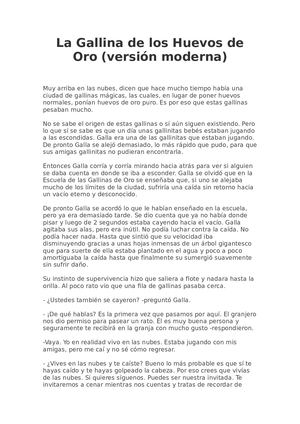 Cuento Para Reflexionar