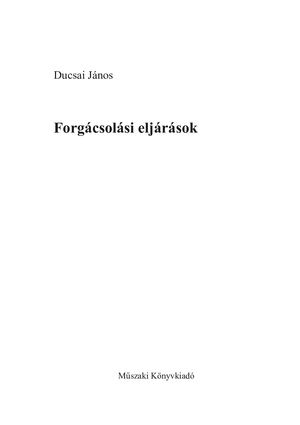 TM-21016 Forgácsolási eljárások