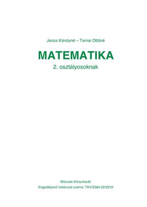 KT-0720 Matematika 2. osztályosoknak