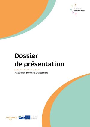 Dossier de présentation 2020 - citiZchool horiZon