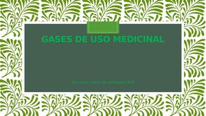 Gases De Uso Medicinal Jann Pool Informatica 1