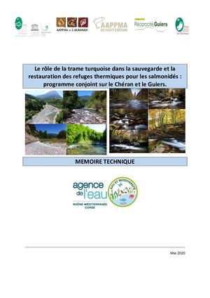 Le rôle de la trame turquoise dans la sauvegarde et la restauration des refuges thermiques pour les salmonidés : programme conjoint sur le Chéran et le Guiers.