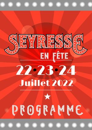 Programme Fetes de Seyresse 2022