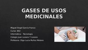 Gases De Usos Medicinales