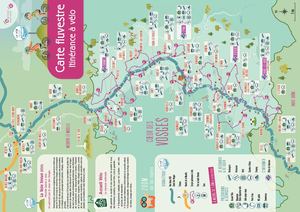 Carte fluvestre - Itinérance à vélo