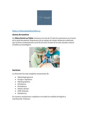 Clínica Dental Las Tablas | Clínica dental Las Tablas especializada