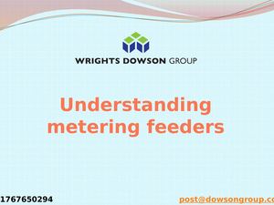 Understanding metering feeders