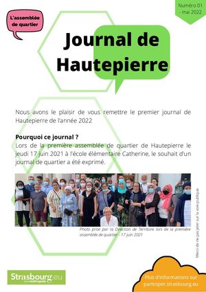 Journal Hautepierre n°1 - Mai 2022