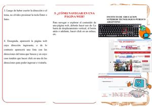 TRIPTICO DE INTERNET