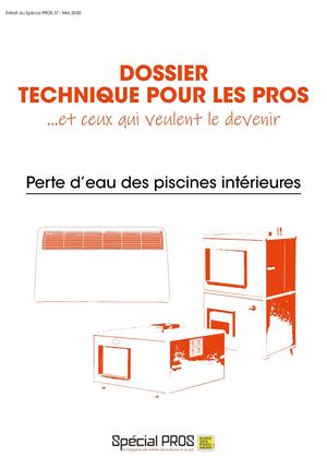 Extrait SP37 - Perte d’eau des piscines intérieures