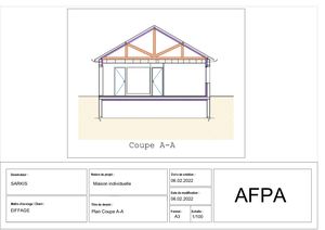 Plan De Coupe Autocad