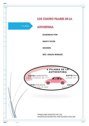 Los Pilares De La Autoestima