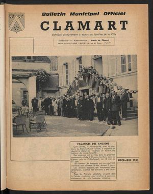 Bulletin Municipal Officiel (BMO) - décembre 1964