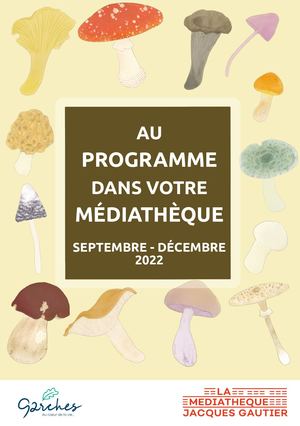 Programmation Mediatheque - Sept Dec 2022