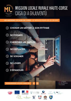 Découvrez l'offre de services de la Mission locale Rurale Haute-Corse