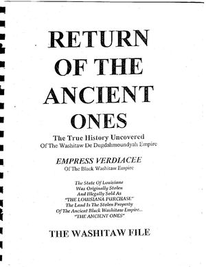 Empress Verdiacee "Tiara" Goston Turner El-Bey Return Of The Ancient Ones[March 1993]