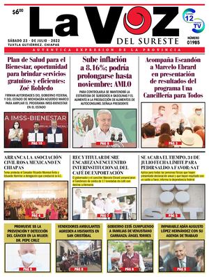 La Voz del Sureste 23 07 2022
