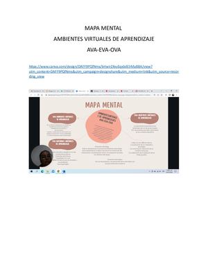 Mapa Mental Ova Ava Eva