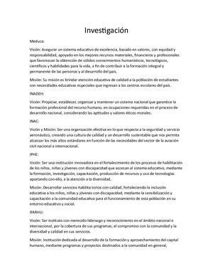 Investigación De Civica