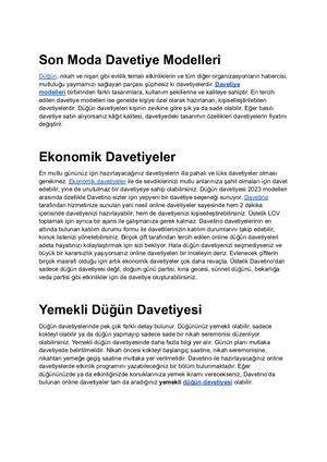 Düğün Davetiyesi