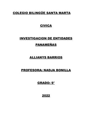 Investigacion De Civica