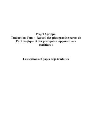 Sections Transcriptions Collage