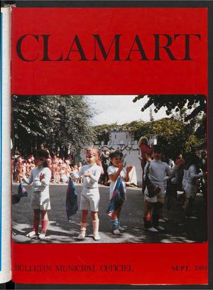 Bulletin Municipal Officiel (BMO) - septembre 1984