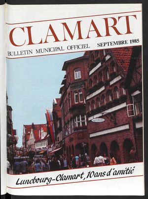 Bulletin Municipal Officiel (BMO) - septembre 1985