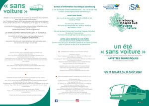 Dépliant Navette Nouveaux Horraires